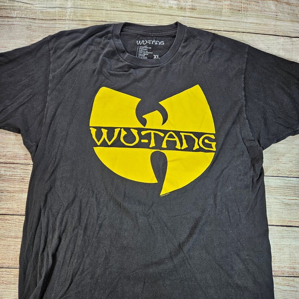 Wu-Tang T-Shirt Men's Black XL 100% Cotton Graphic Tee Crew Neck